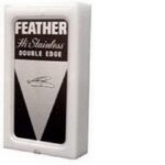 Feather Hi-sainless blades platinum coated blade 5 lame