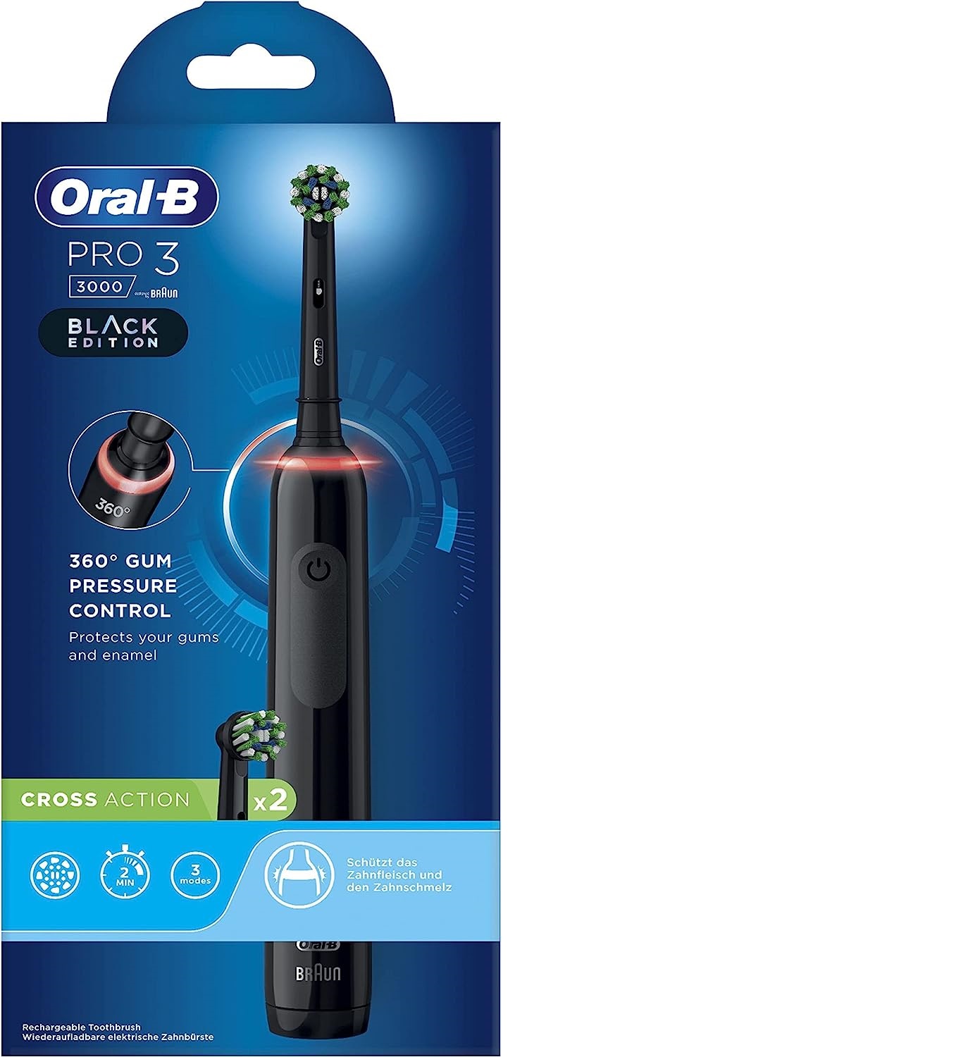 20230707120622.jpg Oral-B Braun Pro 3 3000 Black edition - immagine 1