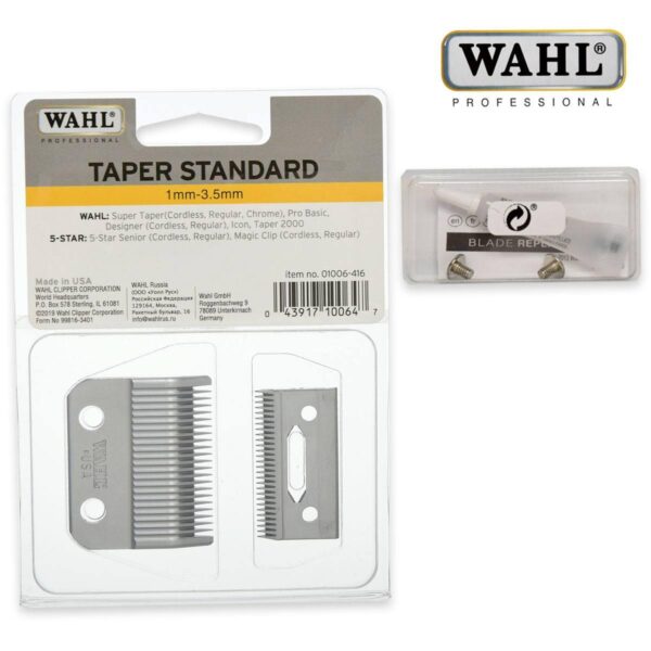 Wahl Coltelli 3.5 mm - 1 mm Testina Super Taper 01006-416