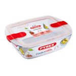 Pyrex Teglia rettangolare in vetro COOK E HEAT