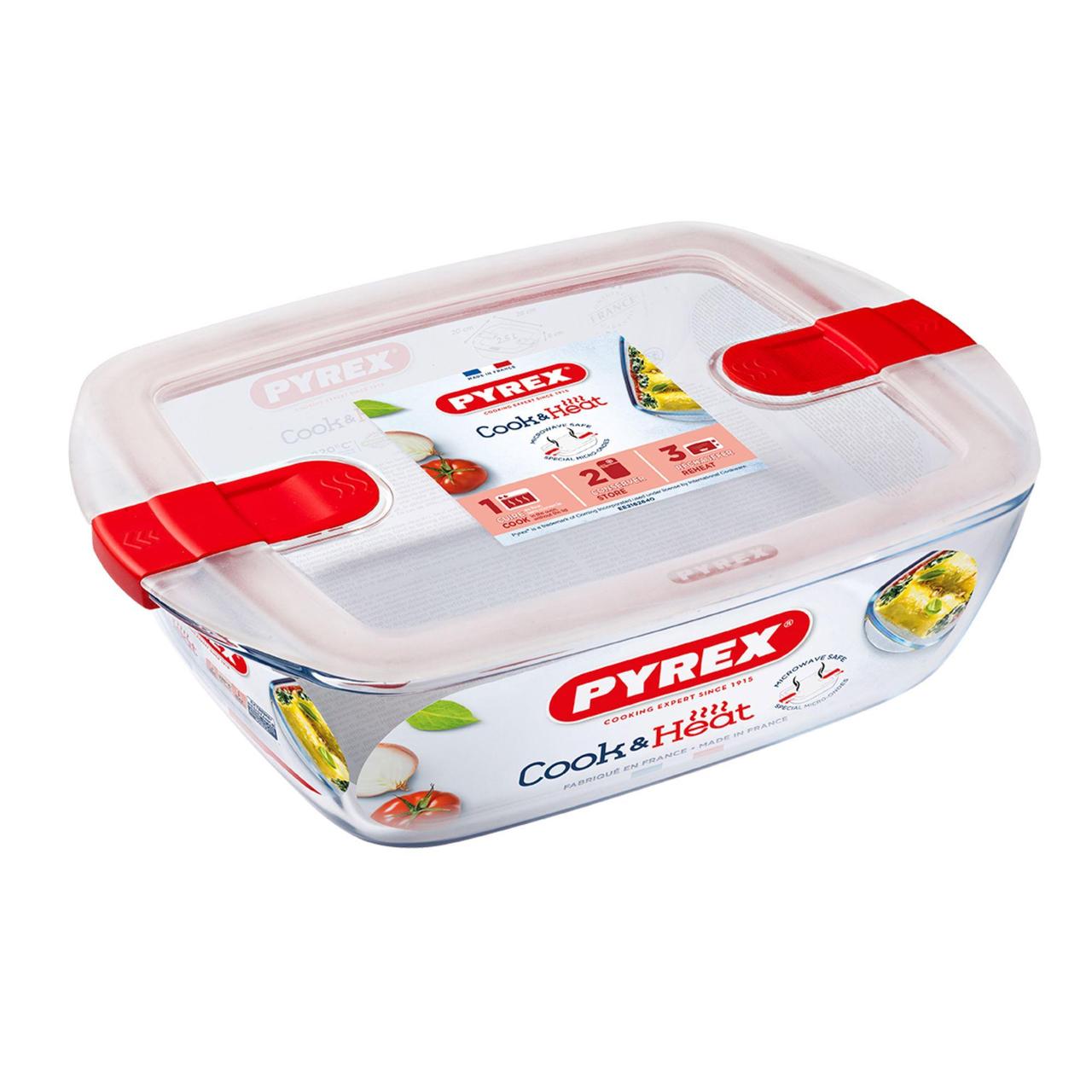 20250108110900_0.jpg Pyrex Teglia rettangolare in vetro COOK E HEAT - immagine 1