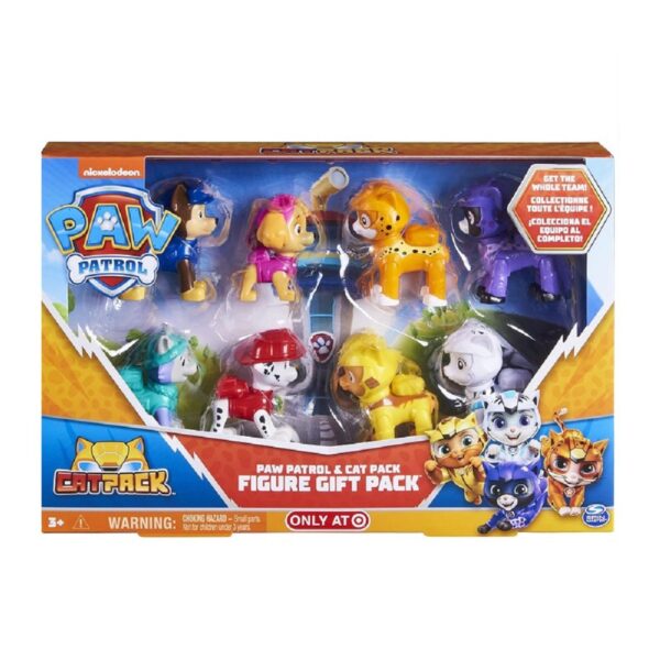 Spin Master Giocattolo Paw Patrol Paw Patrol Cat Pack Set 8 Personaggi