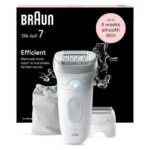 Braun Depilatore Donna 7-041, Bianco/Argento