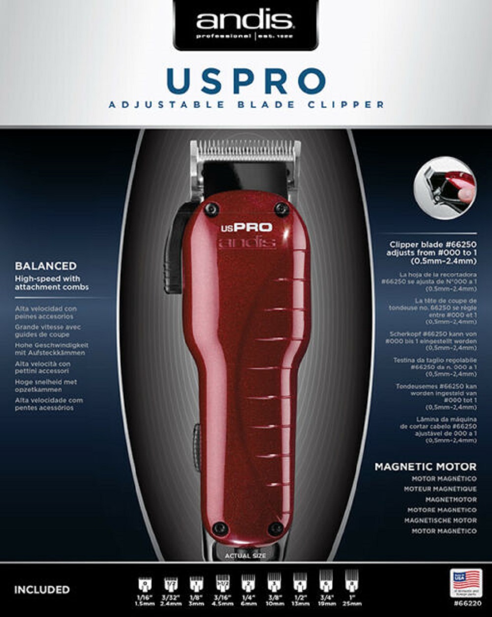 20260404101938_0.jpg Andis Tagliacapelli Professionale USPRO - immagine 1