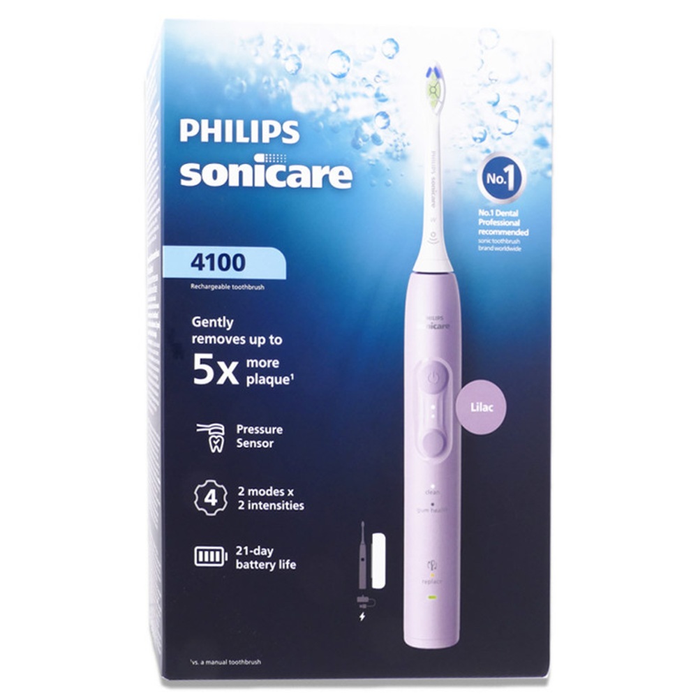 20260703100828_0 Philips - Sonicare Spazzolino elettrico 4100 HX4043/49 viola - immagine 1