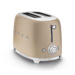 Smeg Tostapane 2 fette TSF01CHMEU Champagne