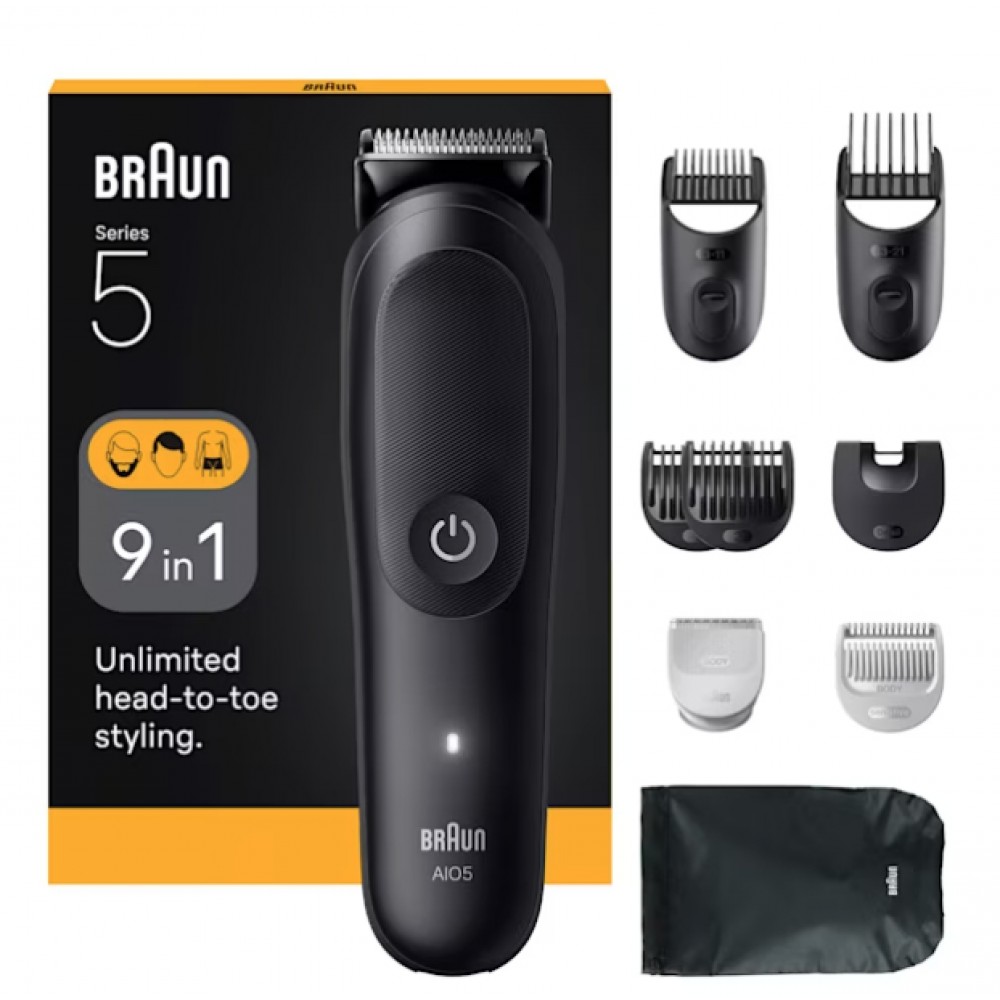 20260120050709_0.jpg Braun Rifinitore barba e capelli AIO5540 - immagine 1
