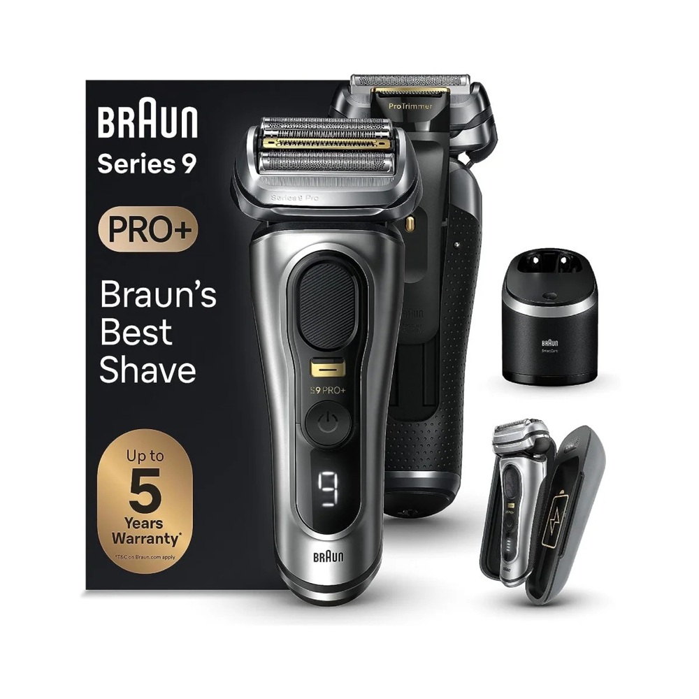 20261009040452_0.jpg Braun Rasoio Trimmer Series 9 PRO+ 9577cc Silver - immagine 1