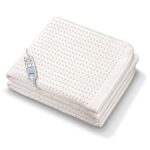 Beurer UB 100 Cosy, Coprimaterasso termico, scaldaletto Singolo, con 2 Zone Termiche e 9 Livelli di Temperatura ciascuna, funzione di arresto selezionabile, dimensioni 200 x 100 CM