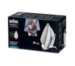 Braun TexStyle 7 TS735TP Ferro da Stiro a Vapore con 4 Anni di Garanzia, Piastra Eloxal, Getto Vapore 150g/min, Termostato regolabile, In Dotazione piastra aggiuntiva, Grigio/Bianco - immagine 6