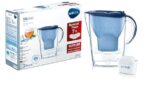 Brita Marella Kit Caraffa con 7 Filtri Maxtra+ Inclusi, Plastica, Blu, 2,4 Litri