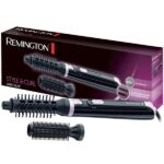 Remington Spazzola ad Aria, Styler ad Aria Calda, 2 accessori, Spazzola setole 25 mm e setole 19 mm, Capelli Ricci, Voluminosi, 400 Watt, Style & Curl AS404