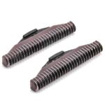 vhbw 2x blocco lame compatibile con Eltron 4000, 4810 (48.0, 48.1, 48.3), 4830 (48.0, 48.1, 48.3) rasoio, nero/argentato